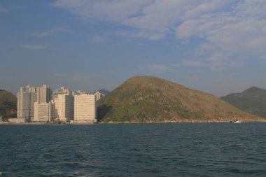 13 Ekim 2013 Doğu Lamma Kanalı, Hong Kong manzarası