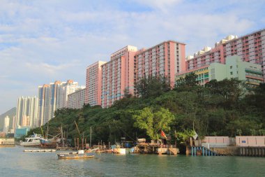 Aberdeen Tayfun Sığınakları ve Ap Lei Chau, Hong Kong 13 Ekim 2013