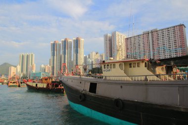 Aberdeen Tayfun Sığınakları ve Ap Lei Chau, Hong Kong 13 Ekim 2013