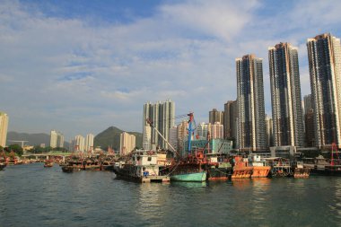 Aberdeen Tayfun Sığınakları ve Ap Lei Chau, Hong Kong 13 Ekim 2013