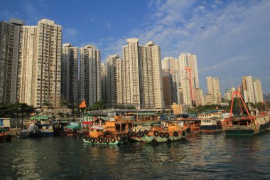 Aberdeen Tayfun Sığınakları ve Ap Lei Chau, Hong Kong 13 Ekim 2013