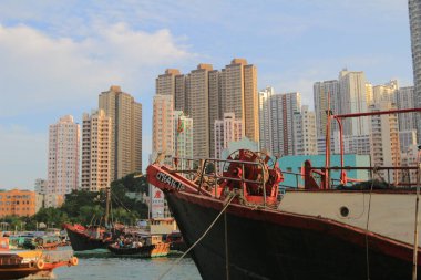 Aberdeen Tayfun Sığınakları ve Ap Lei Chau, Hong Kong 13 Ekim 2013