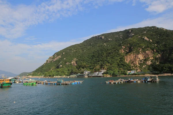 Teluk Pichic Hong Kong Desa Ikan Tradisional Oktober 2013 — Stok Foto