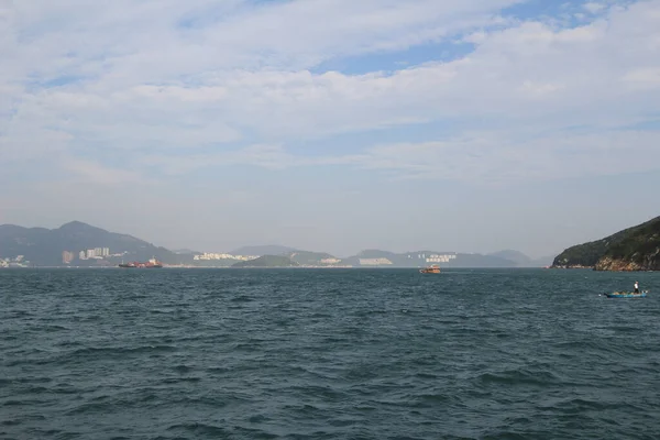 Octubre 2013 Paisaje East Lamma Channel Hong Kong — Foto de Stock