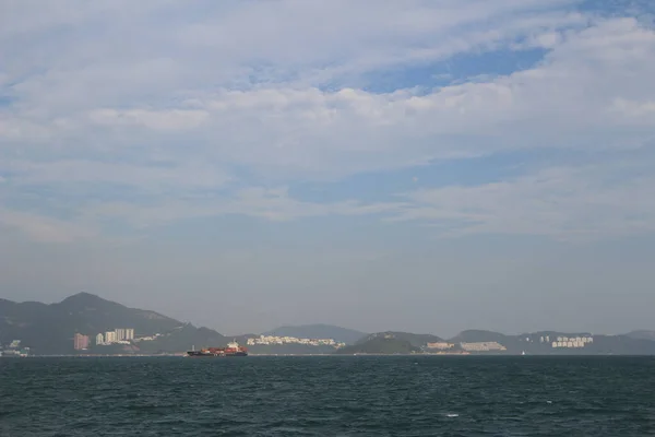 Octubre 2013 Paisaje East Lamma Channel Hong Kong — Foto de Stock