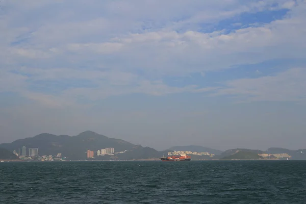 Okt 2013 Die Landschaft Des East Lamma Channel Hongkong — Stockfoto