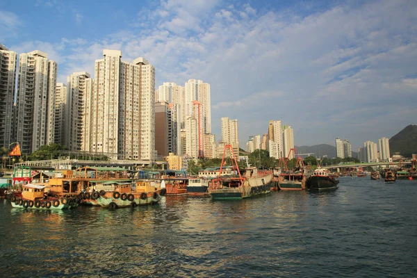 Aberdeen Tayfun Sığınakları ve Ap Lei Chau, Hong Kong 13 Ekim 2013