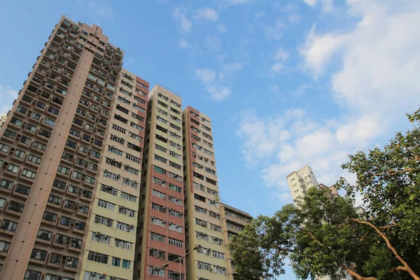 アパートブロック 香港住宅街13 10月2013 — ストック写真