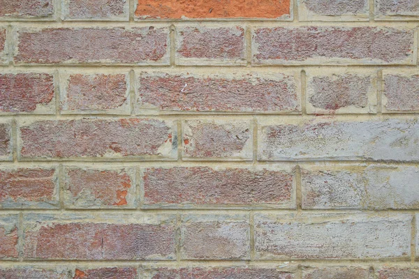 Стена Красного Кирпича Текстура Стены Красного Кирпича — стоковое фото