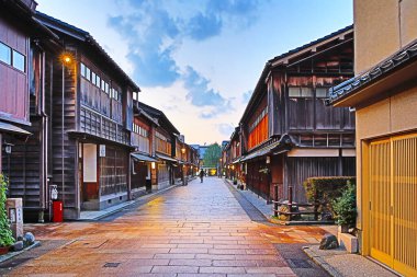 Higashi-Chaya-gai - Geyşa Bölgesi, Kanazawa, Japonya 30 Ekim 2013