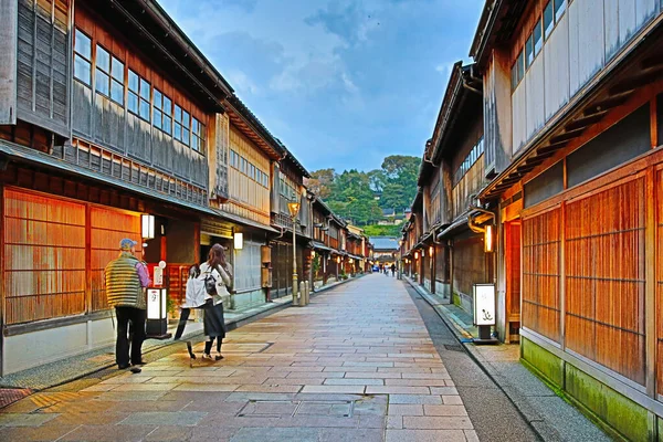 Higashi Chaya Gai Geisha District Kanazawa Japan Oct 2013 — Stock Photo, Image
