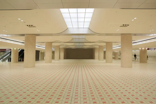 Oct 2013 Underground Hallway Modern Architecture Building Kanazawa Japan — 스톡 사진