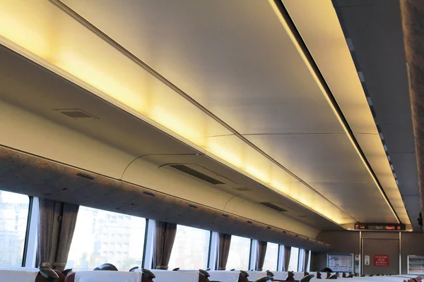 Vista Interior Trem Japão Out 2013 — Fotografia de Stock