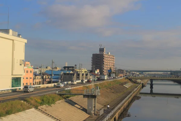名古屋の風景です 2013年10月30日の列車の様子 — ストック写真