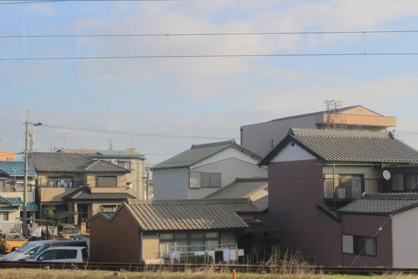 Krajina Nagoya Japonsko Pohled Vlak Říj 2013 — Stock fotografie
