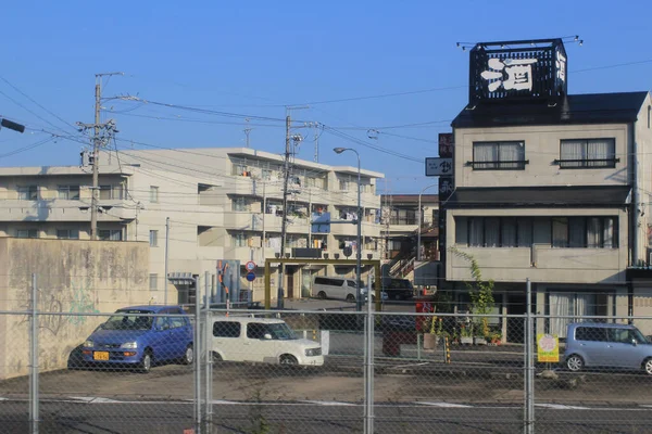Krajobraz Nagoi Japonia Widok Pociąg Paź 2013 — Zdjęcie stockowe