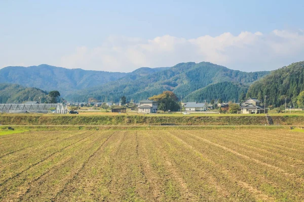 stock image the landscape of countryside, Japan. view at Train 30 Oct 2013