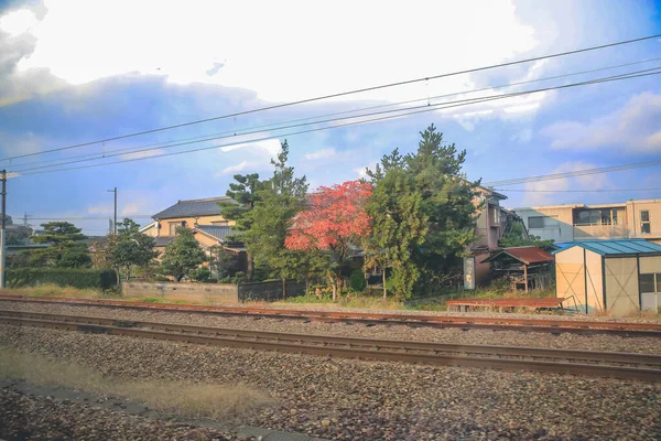 일본의 2013 열차에서 바라본 — 스톡 사진