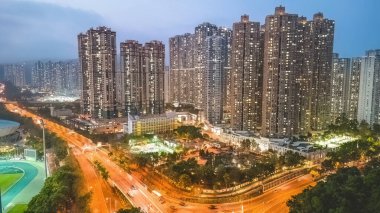 18 Mart 2023 'te Hong Kong' da bir TKO Alacakaranlık.