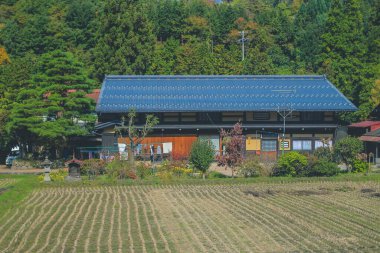 31 Ekim 2013 Takayama kırsalının manzarası, Japonya