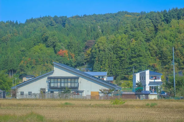 Ott 2013 Paesaggio Stagione Autunnale Della Campagna Takayama Giappone — Foto Stock