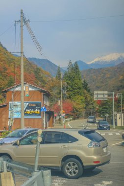 31 Ekim 2013 Takayama kırsalının manzarası, Japonya