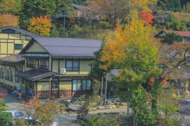 31 Ekim 2013 Takayama kırsalının manzarası, Japonya