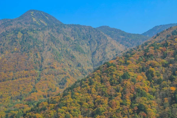 stock image 31 Oct 2013 the fall season landscape of the Takayama countryside, Japan