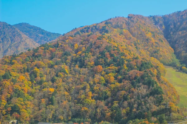 stock image 31 Oct 2013 the fall season landscape of the Takayama countryside, Japan