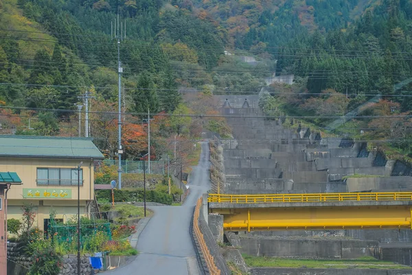 Paź 2013 Krajobraz Wsi Takayama Japonia — Zdjęcie stockowe