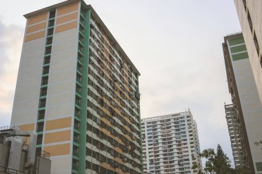 Yüksek yoğunluklu kamu konutları, Shatin, HK 18 Mart 2023
