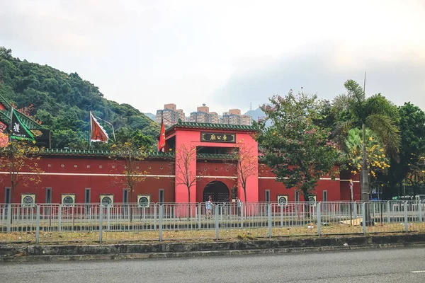 Templo Tai Wai Dedicado Che Kung Marzo 2023 — Foto de Stock