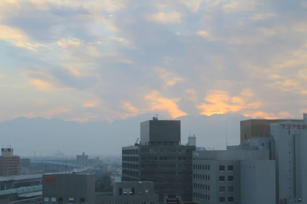Toyama City Városi Táj Japán Koncepció Nov 2013 — Stock Fotó