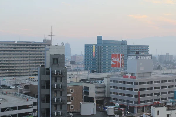 Toyama City Krajobraz Miejski Koncepcja Japońska Lis 2013 — Zdjęcie stockowe