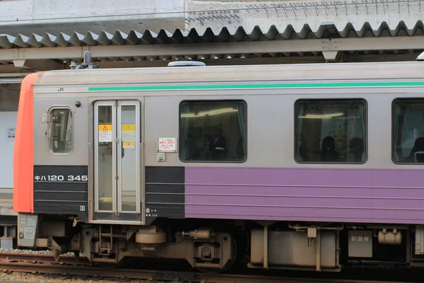 Una Línea Takayama Tren Local Clásico Vintage Tren Nov 2013 — Foto de Stock