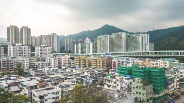 Tai Wai 'de bir işgalci, Sha Tin, Hong Kong 18 Mart 2023