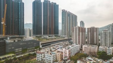 Tai Wai 'de bir işgalci, Sha Tin, Hong Kong 18 Mart 2023