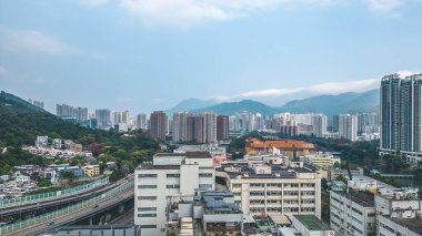 Tai Wai Bölgesi, Sha Tin, Hong Kong 18 Mart 2023