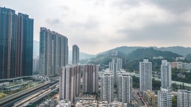 Tai Wai Bölgesi, Sha Tin, Hong Kong 18 Mart 2023