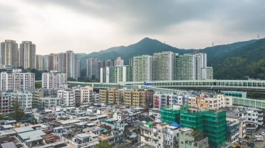 Tai Wai 'de bir işgalci, Sha Tin, Hong Kong 18 Mart 2023