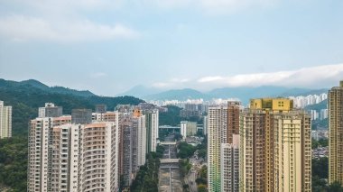 18 Mart 2023 Shing Mun Nehri manzarası, Tai Wai.