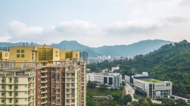 Tai Wai Bölgesi, Sha Tin, Hong Kong 18 Mart 2023