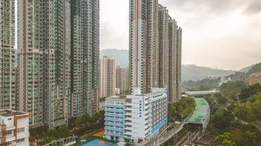 Tai Wai Bölgesi, Sha Tin, Hong Kong 18 Mart 2023