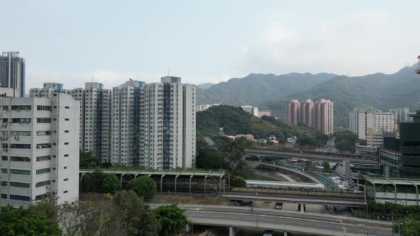 Area Tai Wai Sha Tin Hong Kong Marzo 2023 — Video Stock
