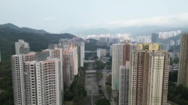 Shing Mun Nehri manzarası, Tai Wai. 18 Mart 2023