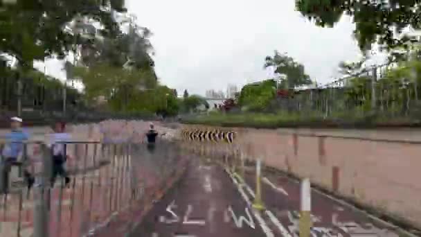Ποδηλατικές Διαδρομές Sha Tin Ποδήλατο Κομμάτι Μαρτίου 2023 — Αρχείο Βίντεο