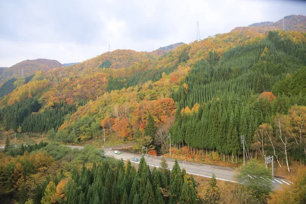 Oct 2013 Fall Season Landscape Takayama Countryside Japan — Stock Photo, Image