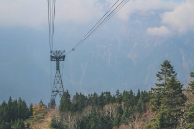 Çift katlı halat, Shinhotaka Dağı 31 Ekim 2013.