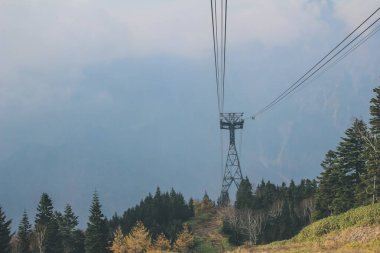 Çift katlı halat, Shinhotaka Dağı 31 Ekim 2013.