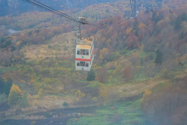 2013年10月31日Shinhotaka山缆车双层缆车 — 图库照片
